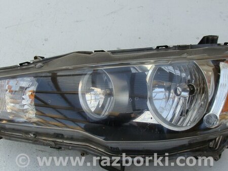 Фара передняя правая для Mitsubishi Lancer X 10 (08-17) Ровно