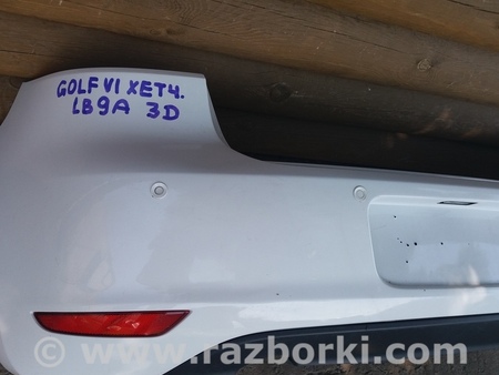 Бампер задний для Volkswagen Golf VI Mk6 (10.2008-03.2016) Ковель