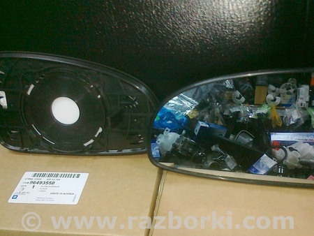 Стекло зеркала бокового для Chevrolet Aveo 1 T200 (03.2002-02.2008) Киев