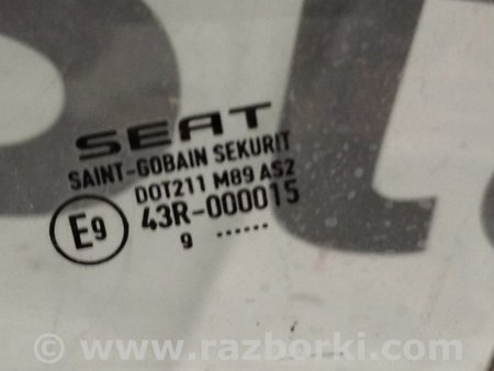 Стекло задней левой двери для Seat Ibiza Киев 6J4845205