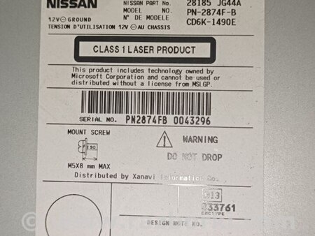 Магнитола для Nissan X-Trail T31 (2007-2014) Киев PN2874FB, 0043296